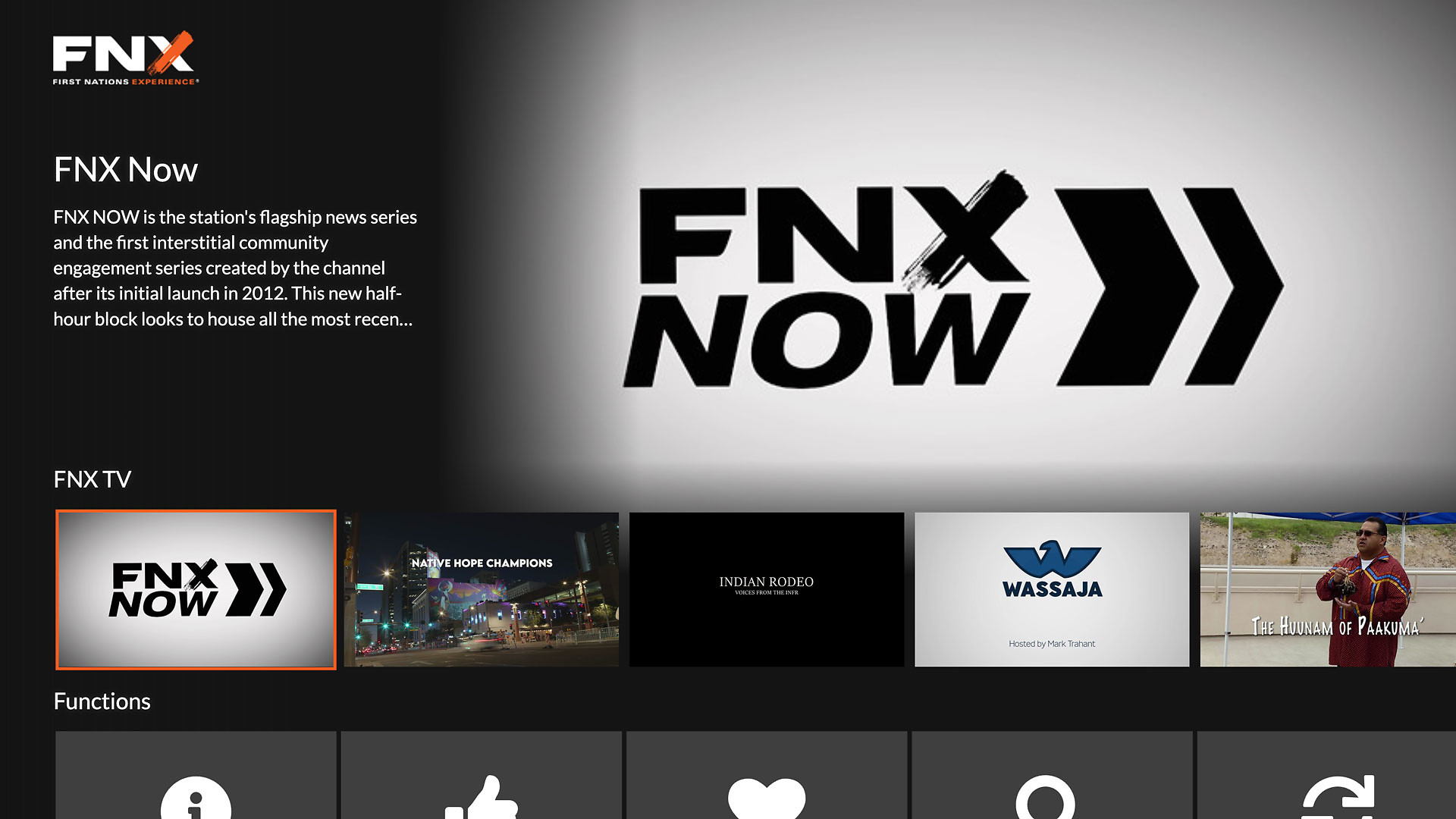 FNX App Screenshot