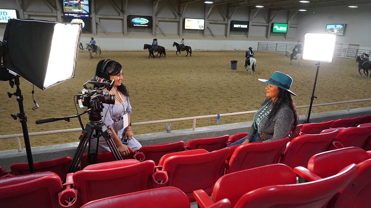 Sahar Khadjenoury Interviewing